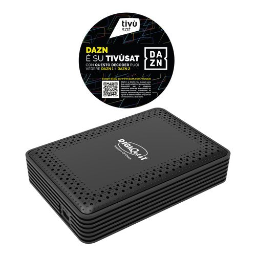 Decoder Digiquest RICD1248 TIVUSAT Microsat Retro Black