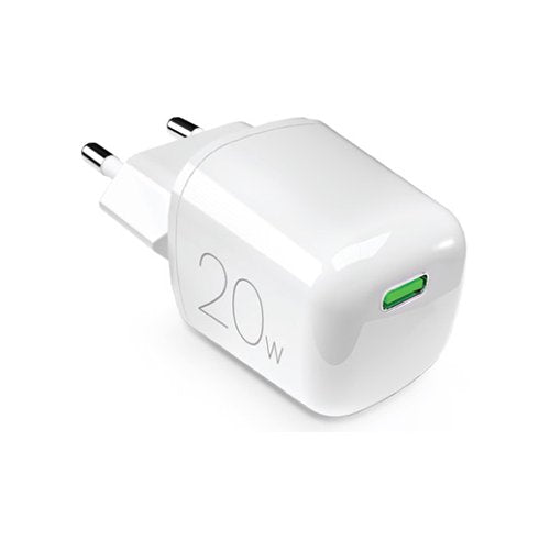Caricabatterie Puro PUFCMTCUSBC20WGWHI MINIPRO 20W GaN White