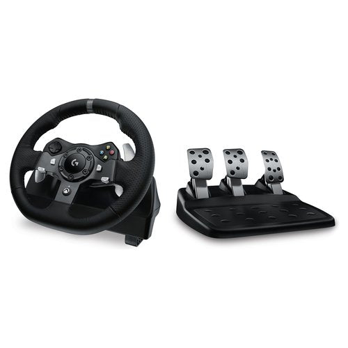 Logitech G G920 Driving Force Nero USB 2.0 Sterzo + Pedali Analogico/Digitale PC, Xbox One, Xbox Series S, Xbox Series X