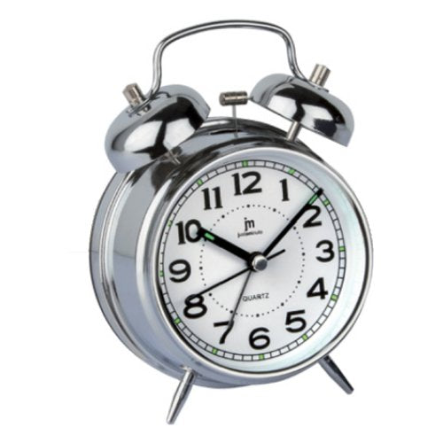 Lowell Justaminute JA7041C sveglia Sveglia al quarzo Argento, Bianco