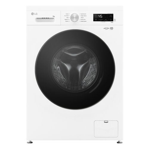LG F4NX1009NWB Lavatrice smart 9kg, Classe A, 1400 giri, 6 Motion, Allergy Care, Bianca