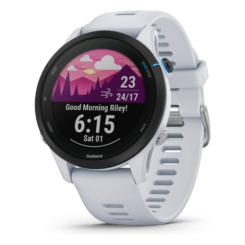 Garmin Smartwatch FORERUNNER 255 Music Whitestone 46 mm