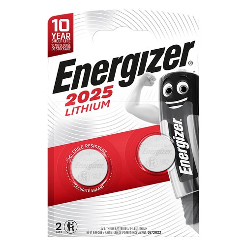Energizer 638708 batteria per uso domestico Batteria monouso CR2025 Litio