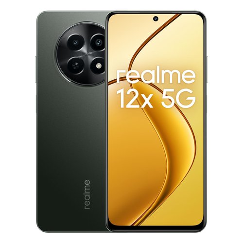 Realme 12X 5G, 6.72", 256GB, RAM 8GB, Glowing Black