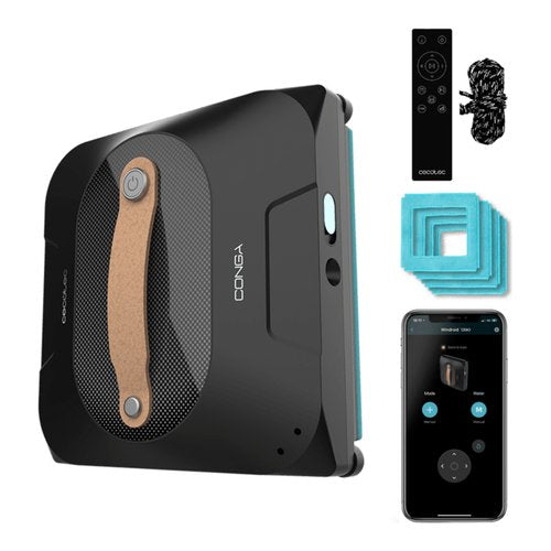 Lava vetri elettrico Cecotec A01 EU01 100141 CONGA Windroid 1390 Black