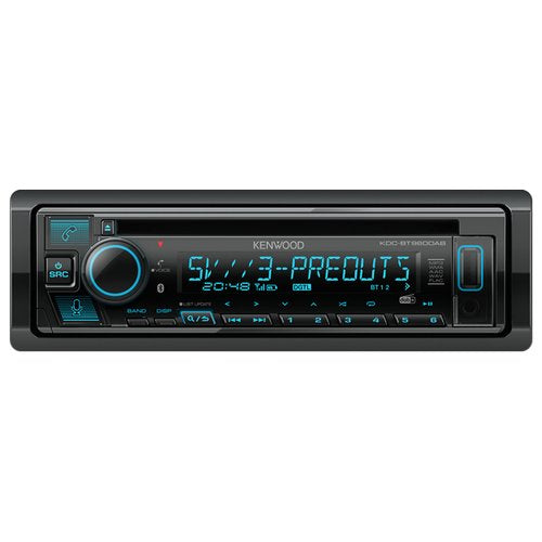 Kenwood Electronics KDC-BT960DAB Nero 2000 W Bluetooth