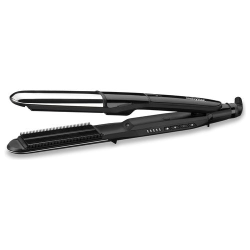 BaByliss Steam Mist Styler Piastra per capelli Vapore Nero, Argento 67 W 2,5 m