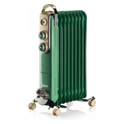 Radiatore Ariete 838 Vintage 9 elementi, 2000W, Verde