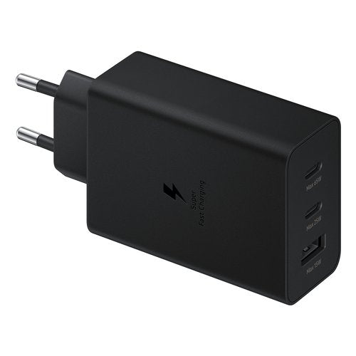Caricabatterie Samsung EP T6530NBEGEU TRIO 65W Black