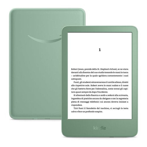 Ebook Amazon B0CP31VPZ1 KINDLE 2024 release con pubblicità Matcha gree