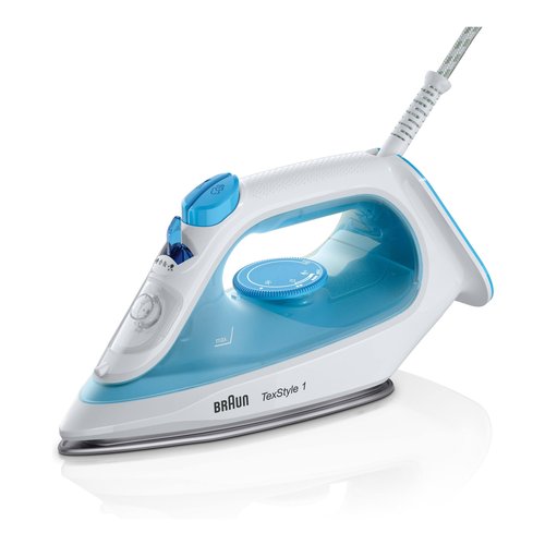 Ferro stiro vapore Braun 0127407003 TEXSTYLE 1 SI1050BL White e Blue