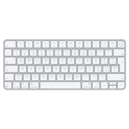 Tastiera computer Apple MXCK3T A MAGIC KEYBOARD Touch ID Silver e Whit