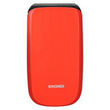 Brondi Raptor 7,11 cm (2.8") 106 g Nero, Arancione Telefono per anziani