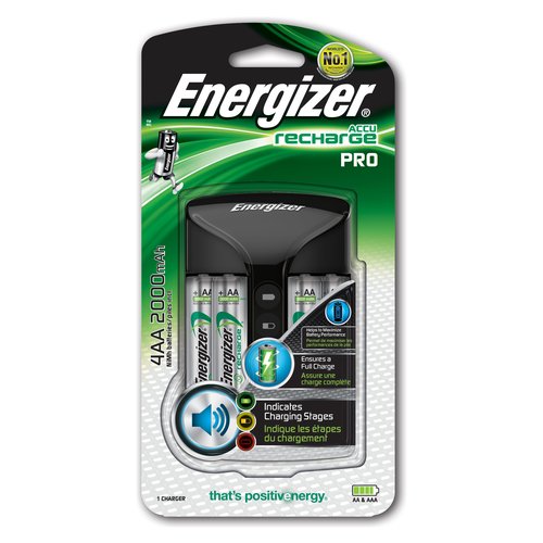 Energizer Pro Charger carica batterie Universale AC
