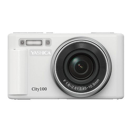 Yashica City 100 Fotocamera compatta 72 MP CMOS Argento, Bianco