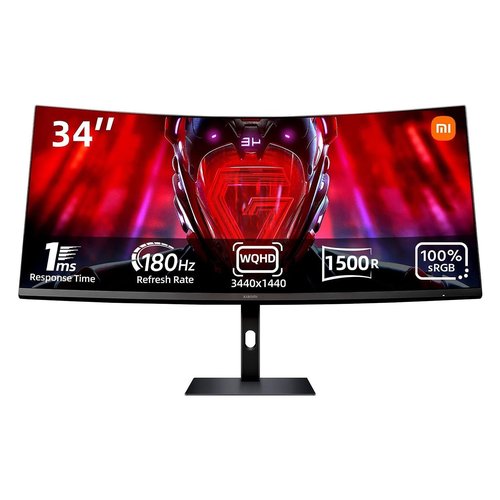 Monitor Xiaomi ELA5454EU G34WQi Curvo Black