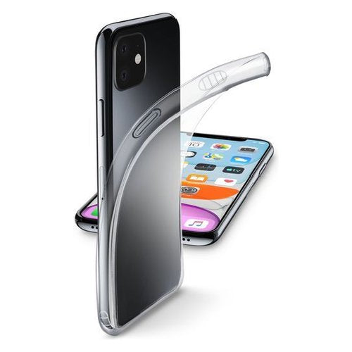 Cellularline Fine - iPhone 11 Cover in gomma morbida ultra sottile e trasparente