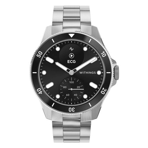 Smartwatch Withings HWA10 MODEL 9 ALL INT SCANWATCH Nova Black e Silve