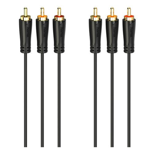 Cavo adattatore Hama 00205150 Audio Rca Rca Nero