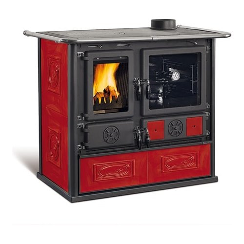 Cucina legna Nordica 7015213 ROSA 5.0 VST Liberty bordeaux