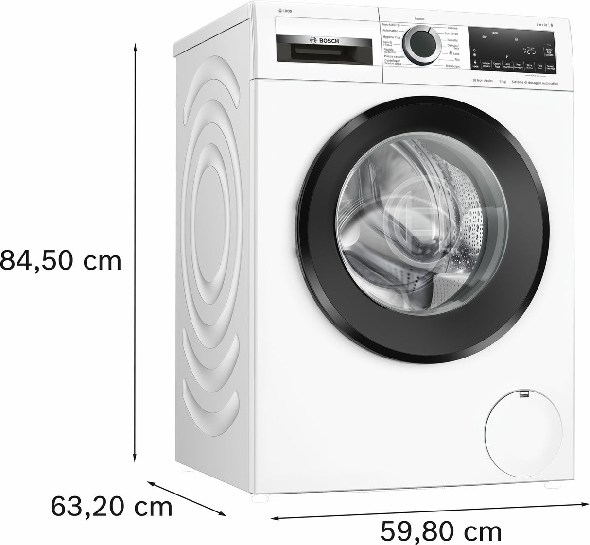 Bosch Serie 6 WGG244F0II Lavatrice a carica frontale 9 kg 1400 rpm Classe A