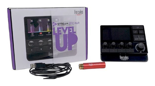 Hercules Stream 200 XLR Nero 9 pulsanti