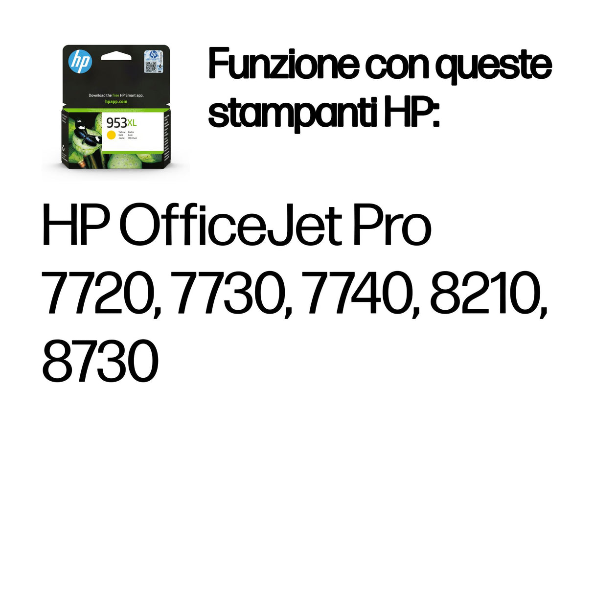 HP Cartuccia inchiostro giallo originale ad alta capacità 953XL