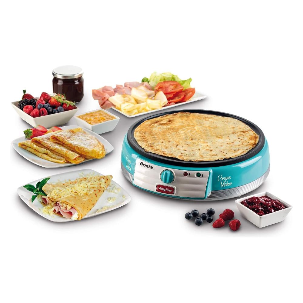 Ariete Crepiera elettrica 31cm Party Time Crepes Maker Celeste