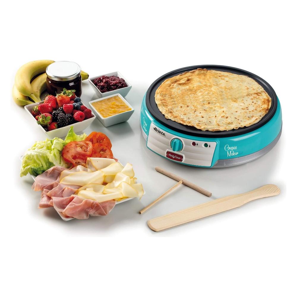 Ariete Crepiera elettrica 31cm Party Time Crepes Maker Celeste