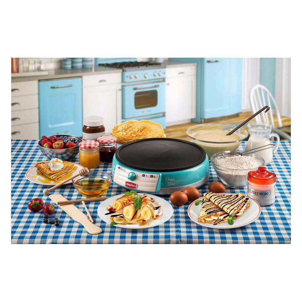 Ariete Crepiera elettrica 31cm Party Time Crepes Maker Celeste