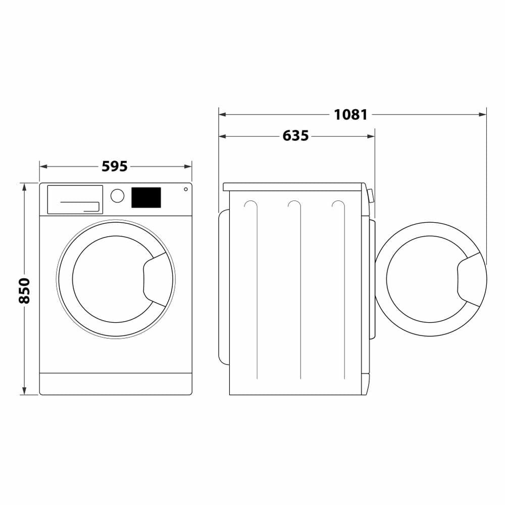 Whirlpool Lavatrice FFB 116 SILVER IT, Caricamento frontale, 11 kg, Centrifuga 1400 giri/min, Classe A