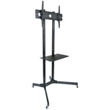 Techly Supporto a Pavimento con Mensola Trolley TV LCD/LED/Plasma 30-65" (ICA-TR6)