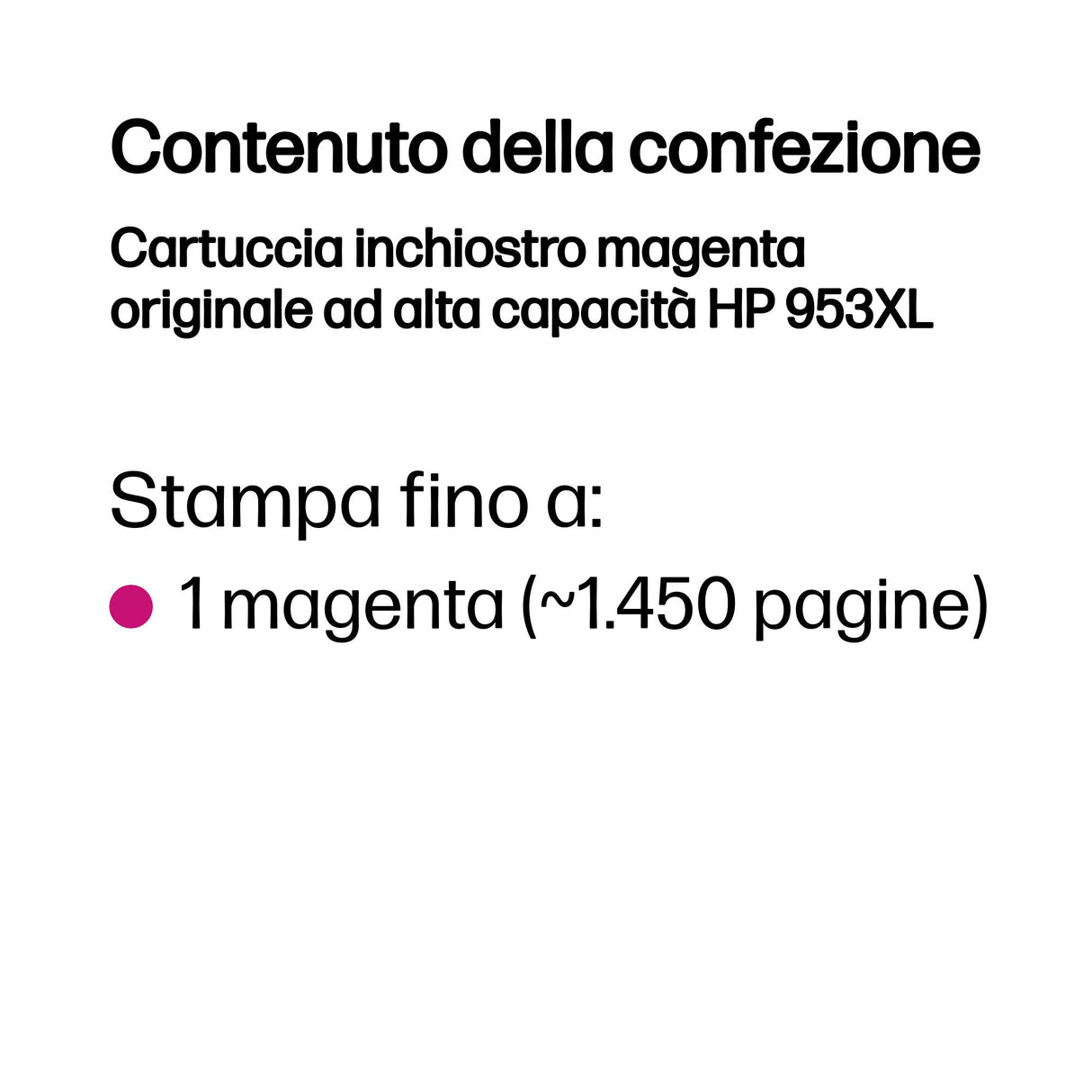 HP Cartuccia inchiostro magenta originale ad alta capacità 953XL