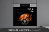 LG InstaView WSED7613S Forno 76L Classe A+ EasyClean, Pirolisi, Air Fry, Sous Vide, Wi-Fi