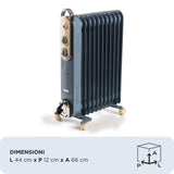 Ariete Vintage Radiatore 11 Elementi Blue e Cream