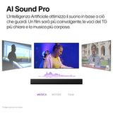 LG Soundbar SG10TY, 420W su 3.1 canali, Dolby Atmos, Wi-Fi, Design a filo muro