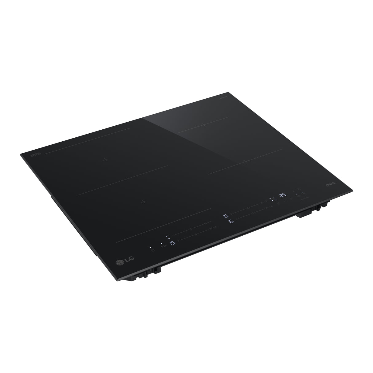LG CBIZ2435B Piano cottura induzione 60cm, 7,4kW con limitatore, 4 zone, 1 flex, Wi-Fi