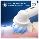Oral-B PRO 14876674 spazzolino elettrico Bambino Spazzolino rotante Multicolore, Bianco