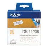 Brother DK-11208 nastro per etichettatrice Nero su bianco