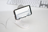 Cellularline Table Stand - Universale per Smartphones e Tablets Supporto da tavolo pieghevole per smartphones e tablets