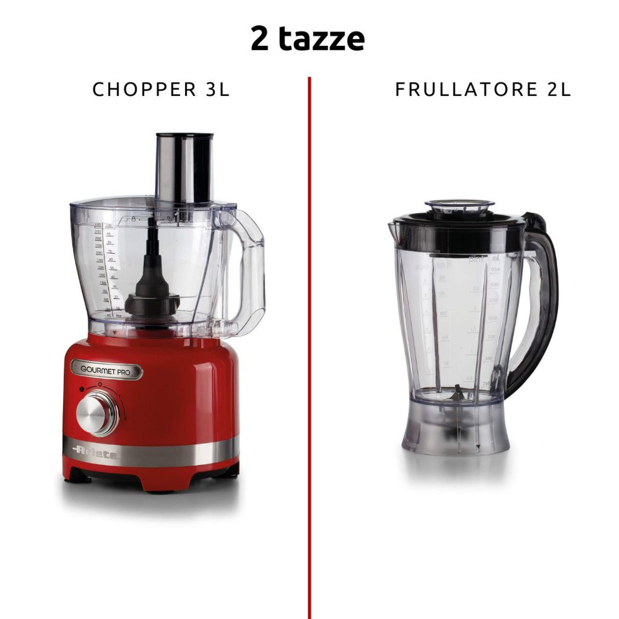 Ariete Moderna Gourmet Pro Red Robot da Cucina