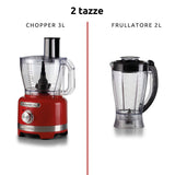 Ariete Moderna Gourmet Pro Red Robot da Cucina