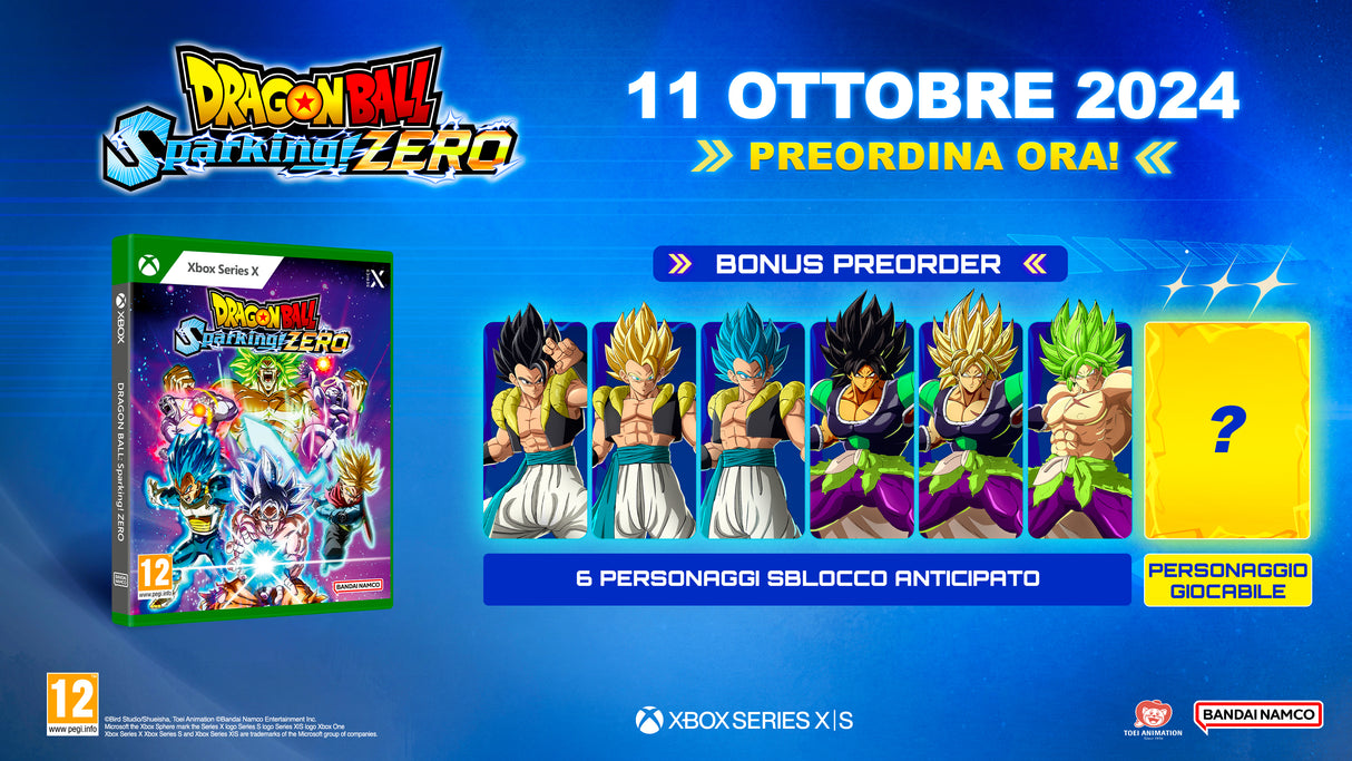 BANDAI NAMCO Entertainment DRAGON BALL: Sparking! ZERO Standard Inglese, Giapponese Xbox Series X