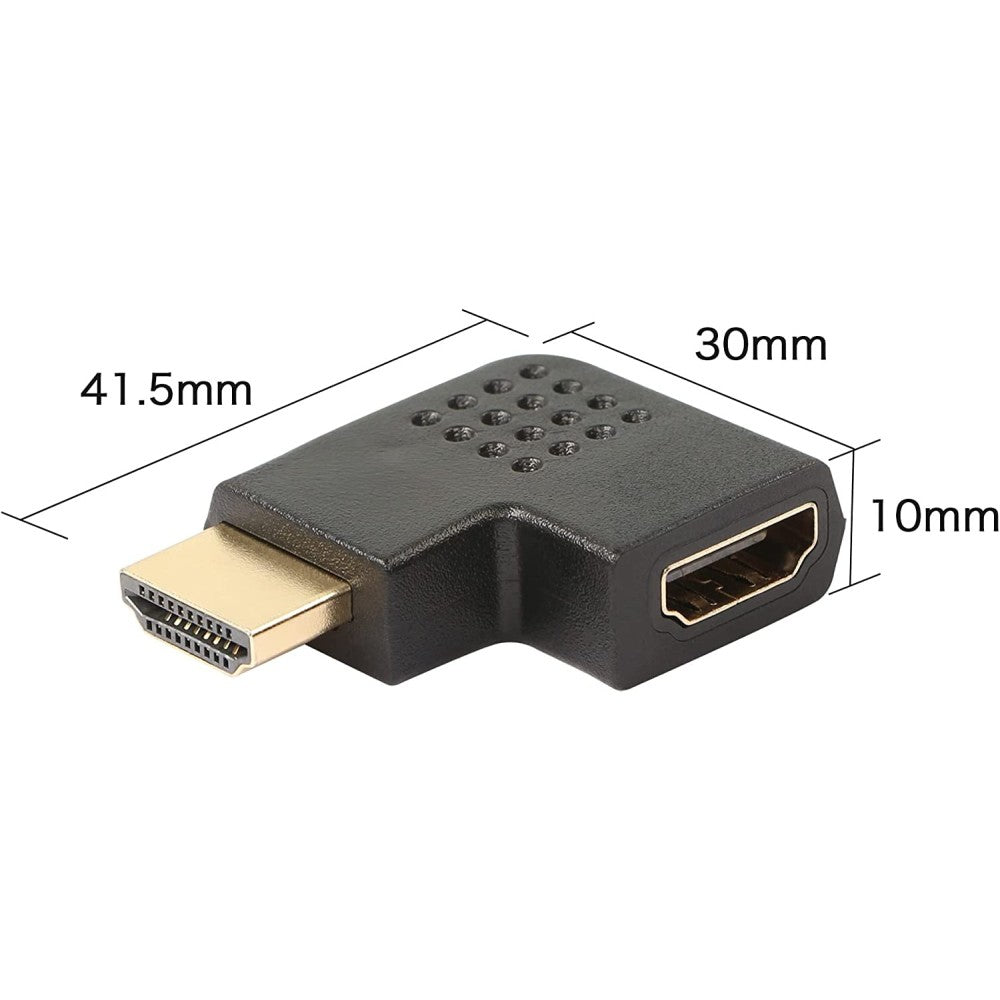 Techly Adattatore HDMI Maschio / Femmina Angolato 90° (IADAP HDMI-R)
