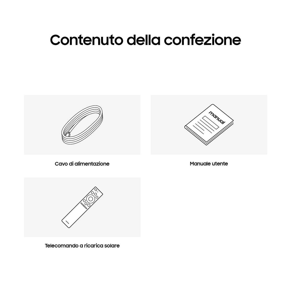 Samsung TV Neo QLED 4K 50" QE50QN90DATXZT Smart TV Wi-Fi Titan Black 2024, Processore NQ4 AI GEN2, Tecnologia Quantum Matrix, Neo Slim Design, OTS Lite