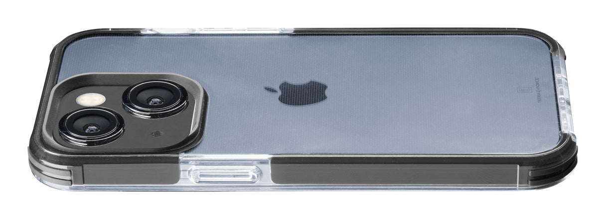 Cellularline Tetra Force Strong Guard - iPhone 13 Custodia flessibile ultra-protettiva, anti-shock con tecnologia antibatterica Microban® integrata