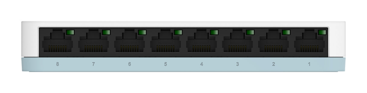 D-Link DGS-1008D/E switch di rete Non gestito Gigabit Ethernet (10/100/1000) Nero