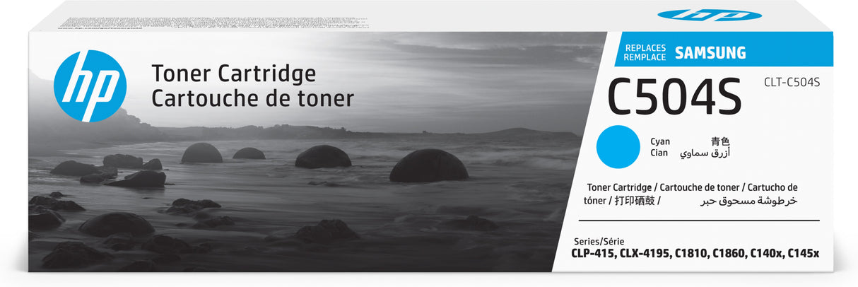 Samsung Cartuccia toner ciano originale HP CLT-C504S