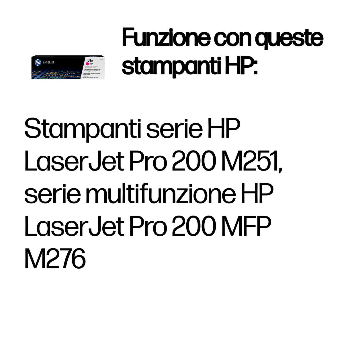 HP Cartuccia Toner originale magenta LaserJet 131A