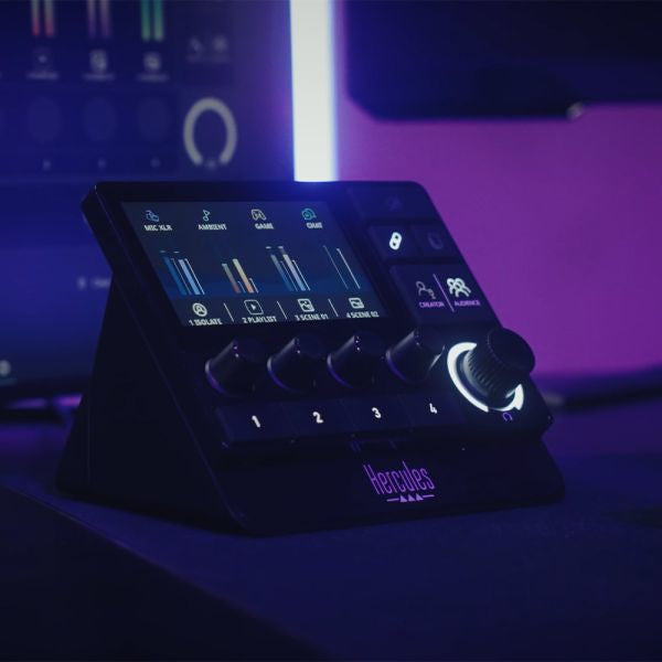 Hercules Stream 200 XLR Nero 9 pulsanti